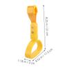2-Piece Yellow ABS Safety Handles for Buses and Trains, for Seniors view 2