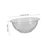 Gatuida 3-Piece Transparent Acrylic Facial Wash Basins with Korean Design view 2