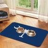 WZYCWB 30 x 45 cm South Carolina Flag Pet Placemat, Foldable Bowl Mat for Cats and Dogs view 1