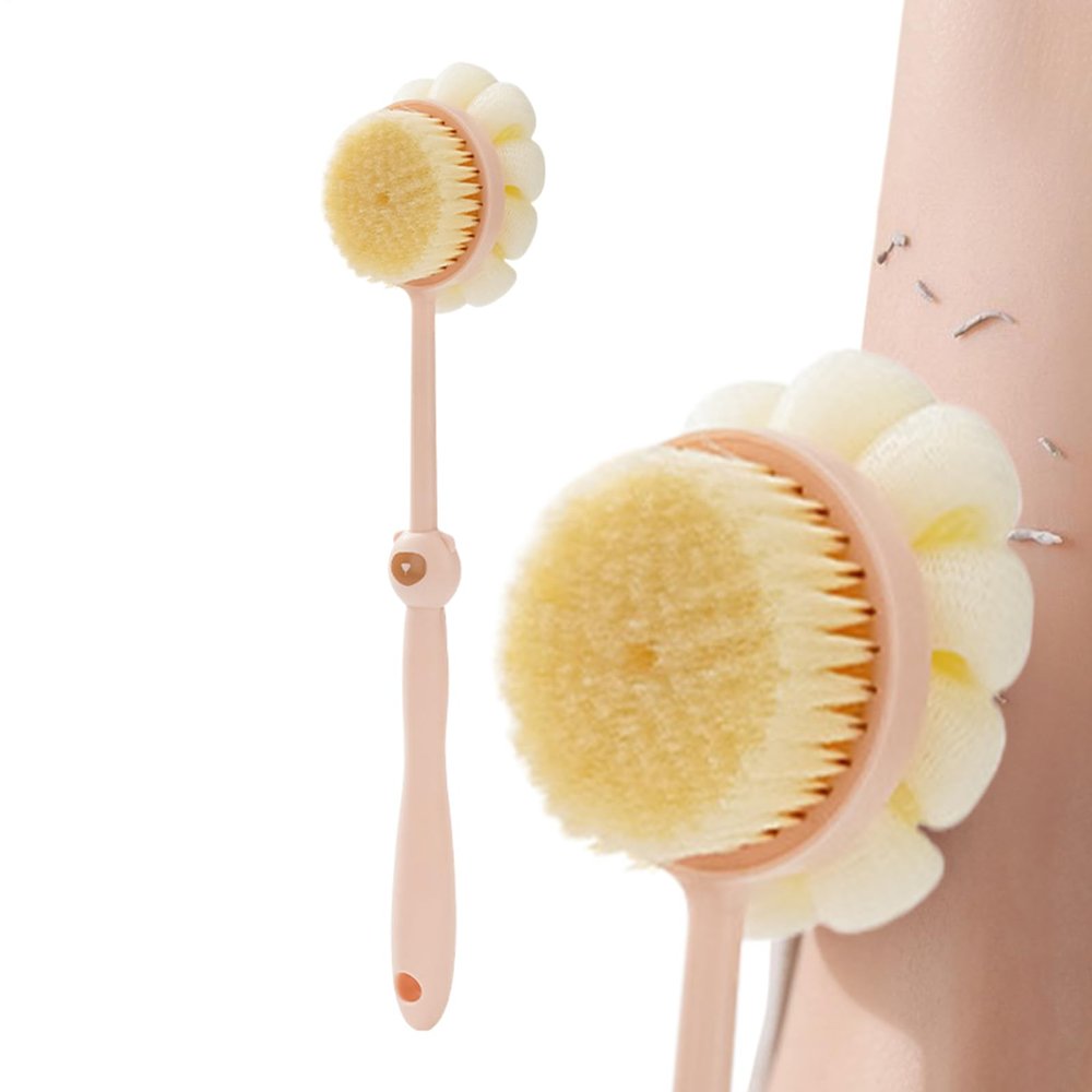 Bath Brush Body Wash Brush with Long Handle
