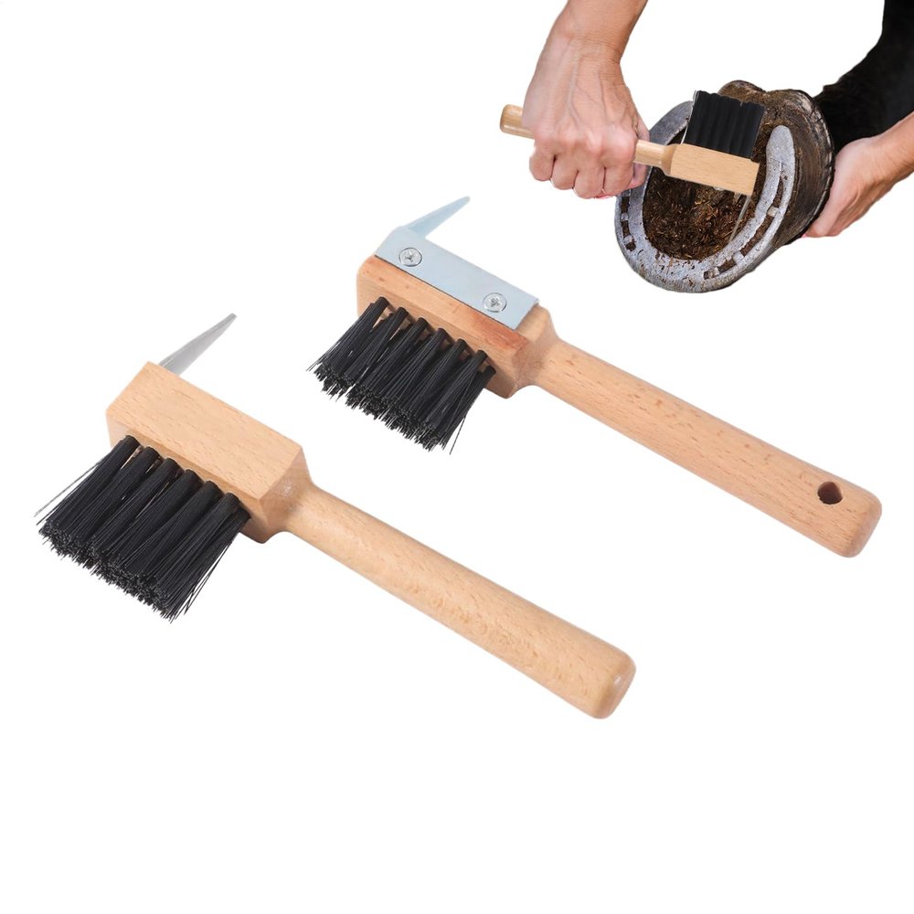 Hoof Pick and Hoof Care Brush