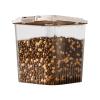 Clear Airtight Food Storage Container with Moisture-Resistant Snack Holder view 1