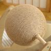 Cat Scratching Bed Armchair with Interactive Toy Ball view 4