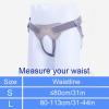BeiJingYZ Inguinal Hernia Belt for Men and Women, Single- or Double-Sided, 4 Compression Pads (Small) view 2