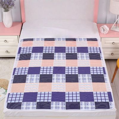 Hearda 2-Pack Washable Incontinence Pads, Waterproof Nonslip Mattress Protectors, Purple, 70 x 90 cm