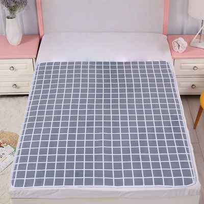 Hearda 2-Pack Washable Incontinence Bed Pads, Waterproof, Non-Slip, Gray, 200 x 230 cm