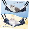 UPKOCH 2-Pack Adjustable Cat Hammocks with Hooks view 4