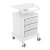 Salon Cosmetic Cart with 3 Drawers and 4 Casters, 30 kg Capacity view 1