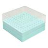 Professional Nail Drill Bit Storage Case, 100 Slots, Clear Lid view 1