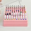 Professional Nail Drill Bit Storage Case, 100 Slots, Clear Lid view 2