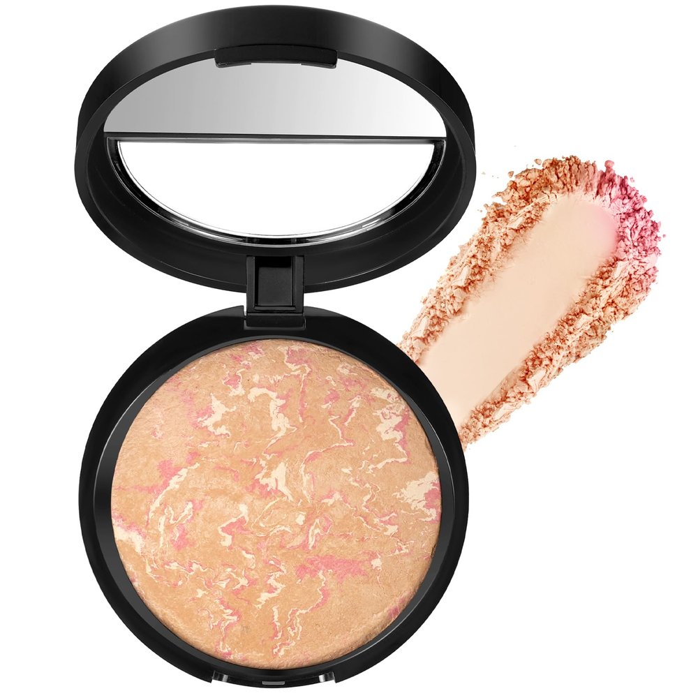 BUTBU 2-in-1 Powder Makeup, Waterproof Matte Cushion Foundation, Shade 01 Fair Skin