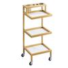HDICUHNANU 3-Tier Metal Salon Trolley view 1