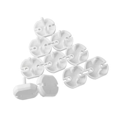 Outlet Covers, 5-Pack, White ABS, for European Standard Outlets