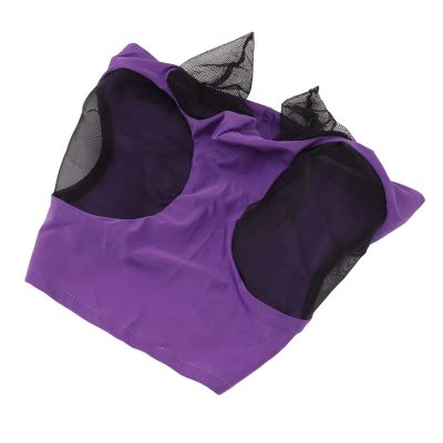 Tnfeeon Elastic Horse Fly Mask with Ear Protection