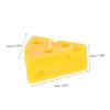Yellow Cheese Scented Candle, Creative Realistic Paraffin Decoration view 2