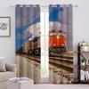 ARiXIaNg Train Blackout Curtains with Eyelets, 2-Pack, 140 x 160 cm view 2