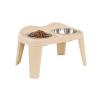 Elevated Leakproof Double Dog Bowl, Foldable and Non-Slip view 1