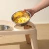 Elevated Leakproof Double Dog Bowl, Foldable and Non-Slip view 4