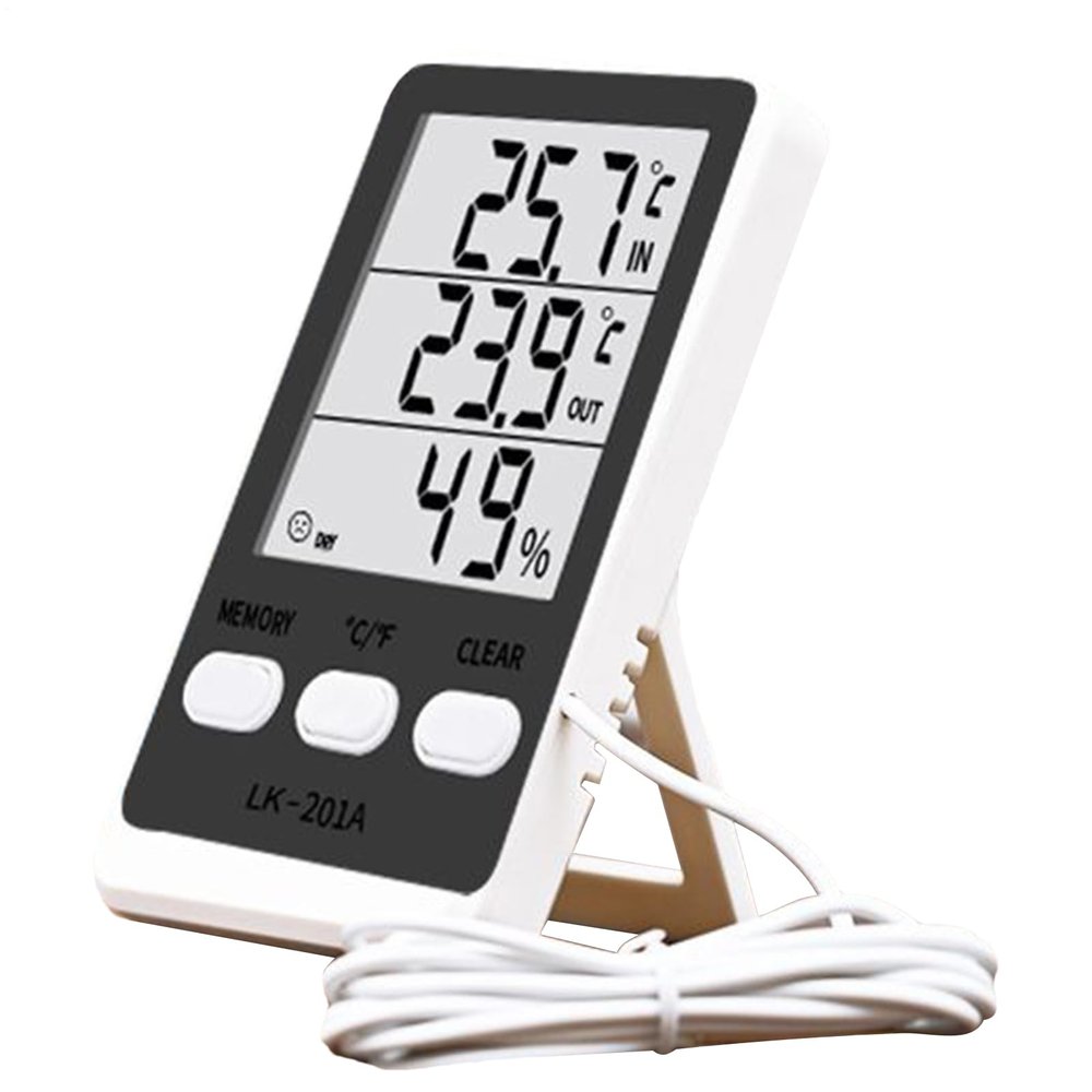 Outdoor Thermometer Hygrometer for Refrigerators