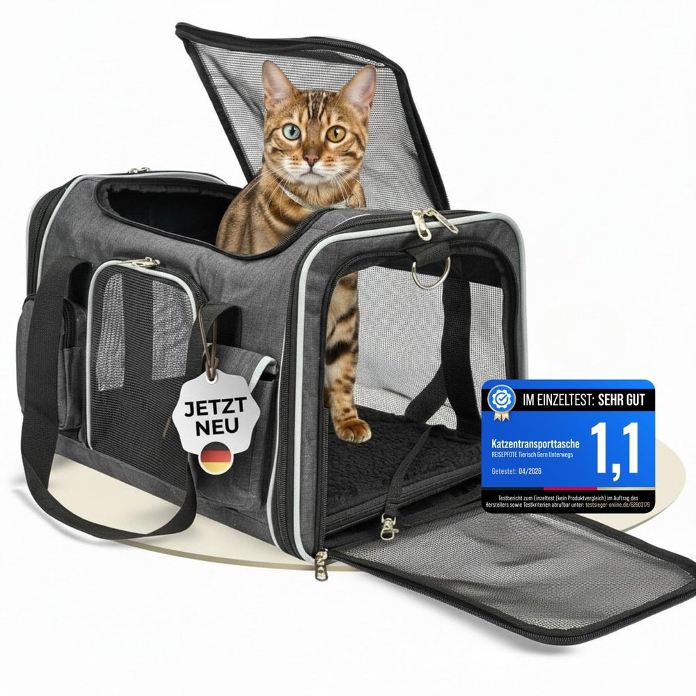 Reisepfote Foldable Reinforced Cat Carrier