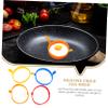 Zerodeko 4-Piece Silicone Egg Rings for Frying view 3