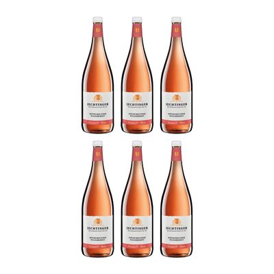 Jechtingen-Amoltern Spätburgunder Weißherbst Semi-Dry Rosé Wine, Germany, with FeinWert E-Book (6 x 1 L)
