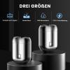 Portable Mini Electric Shaver for Men, IPX7 Waterproof, 2-Speed, Blue view 3
