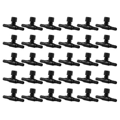 Yidueace Aquarium Air Valve - 30 Pack T-Shape PVC Air Regulator