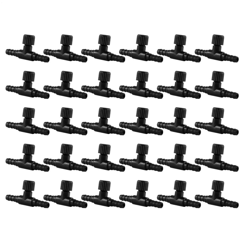 Yidueace Aquarium Air Valve - 30 Pack T-Shape PVC Air Regulator