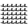 Yidueace Aquarium Air Valve - 30 Pack T-Shape PVC Air Regulator view 1