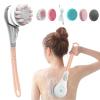 6-in-1 Electric Spin Body Brush with 6 Cleaning Heads, IPX7 Waterproof, 3 Speeds (Pink) view 1