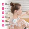 6-in-1 Electric Spin Body Brush with 6 Cleaning Heads, IPX7 Waterproof, 3 Speeds (Pink) view 2