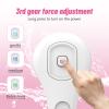 6-in-1 Electric Spin Body Brush with 6 Cleaning Heads, IPX7 Waterproof, 3 Speeds (Pink) view 3