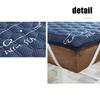Blue Memory Foam Beauty Salon Mattress Topper, 190 x 80 cm, 4 cm Thick view 2