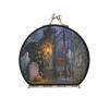 siphylline Retro Halloween White Castle Double-Sided Portable 2X Magnifying Mirror view 1