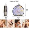 siphylline Summer Fresh Flower Bloom Double-Sided Compact Magnifying Mirror, 2x Magnification, Travel Mirror view 2