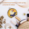 siphylline National Memorial Bird Double-Sided Makeup Mirror, Travel Mirror with 2x Magnification, Mini Travel Mirror view 4
