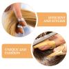 Hemobllo Metal Hair Braiding Rings, 10 Pieces, 5 Silver and 5 Gold view 3