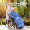 Luxury Waterproof Winter Wheelchair Blanket with Plush Lining view 2