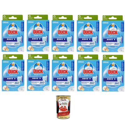 Italian Gourmet Fresh Discs Marine-Scented Toilet Gel Discs, 10 pcs, 1 x 400 g