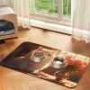WZYCWB 30 x 45 cm Tibetan Long-Haired Cat Printed Absorbent Pet Feeding Mat view 1