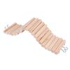 ifundom Wooden Climbing Ladder and Hanging Bridge for Small Animals view 1