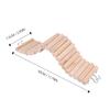 ifundom Wooden Climbing Ladder and Hanging Bridge for Small Animals view 3