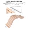 ifundom Wooden Climbing Ladder and Hanging Bridge for Small Animals view 4