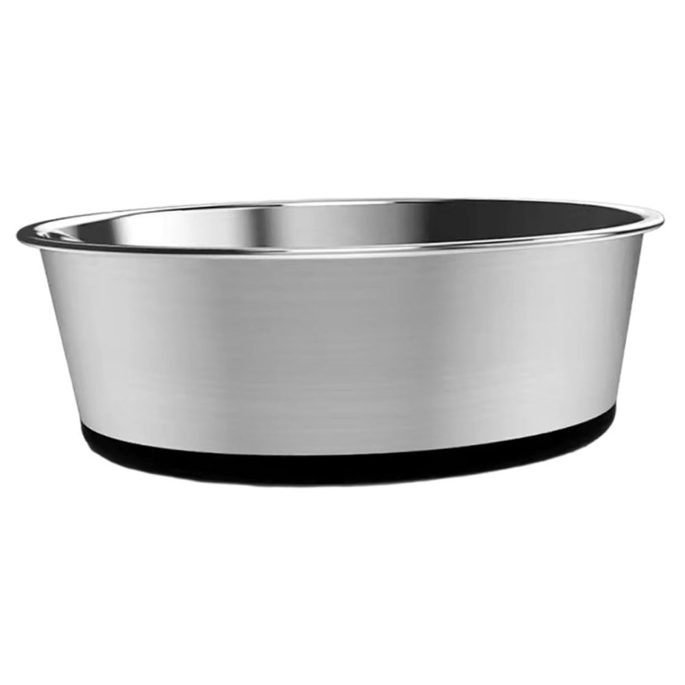 ifundom Stainless Steel Pet Bowl with Non-Slip TPR Base