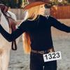 PU Leather Clip for Horse Show Number Holder view 2