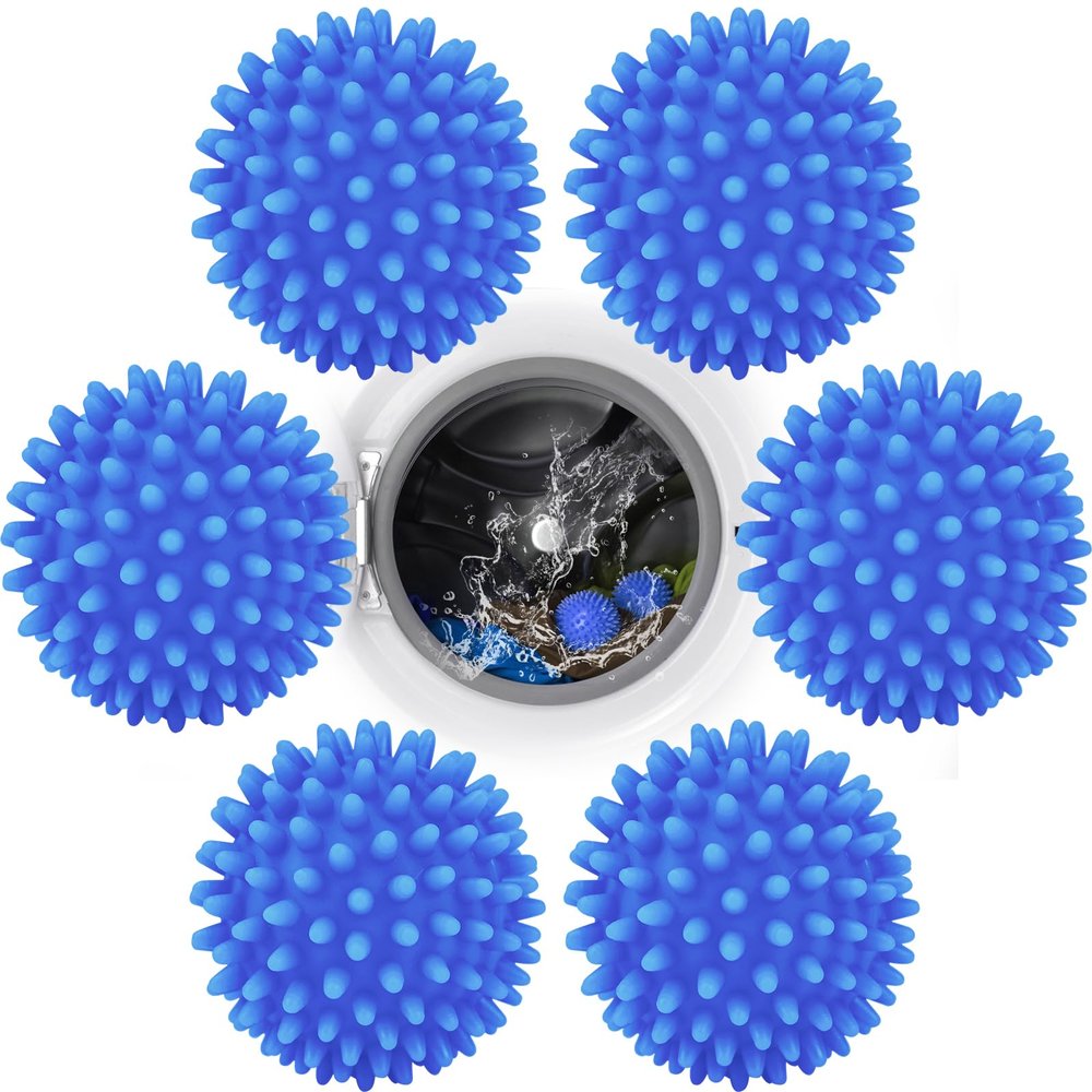 luckaide Dryer Balls, Set of 6 Reusable Balls