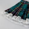 Sexy Schoolgirl Roleplay Lingerie Set with Plaid Skirt and Crop Top view 4