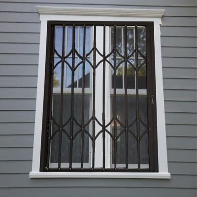 Expandable Security Bars, Adjustable Aluminum Grille for Door and Window Protection