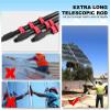 Extendable Window Cleaning Set with 6–11 m Telescopic Pole and Solar Panel Brush view 2